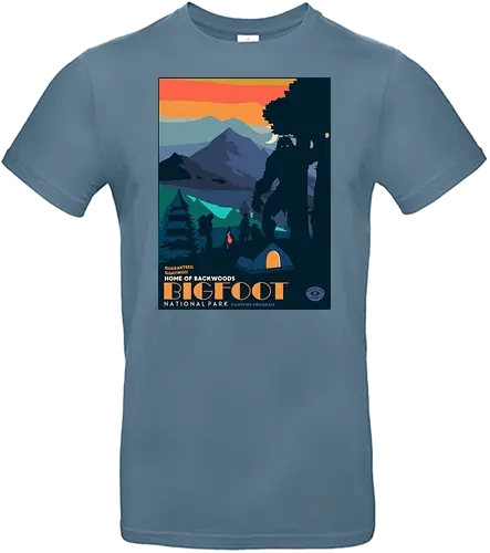 Bigfoot National Park - bigfoot, camping, hiking, wandern, nature - Standard T-Shirt