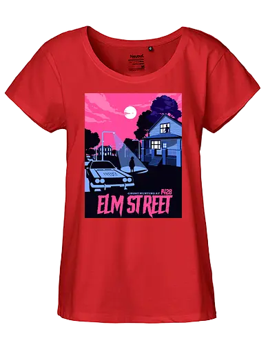 Welcome to Elm Street - horror, slasher, freddy, elm street - Fairtrade Girl Shirt