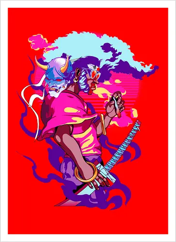 Neon Afro