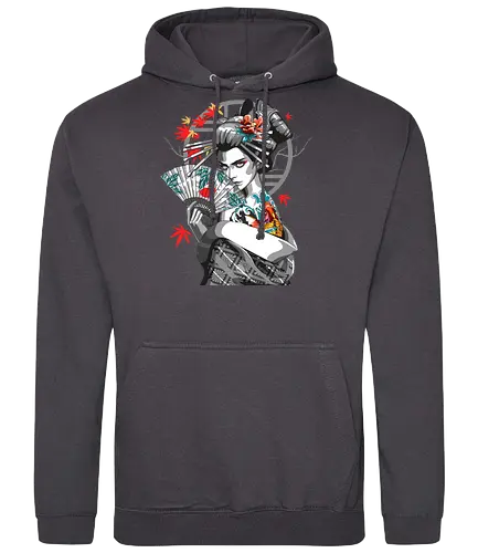 Irezume Geisha I - irezumi, geisha, japan - Standard Hoodie
