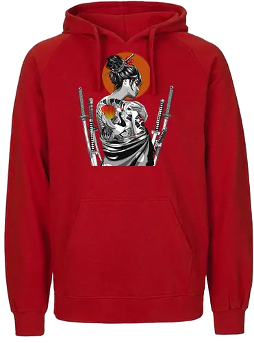 Irezumi Geisha III - irezumi, geisha, japan - Fairtrade Hoodie