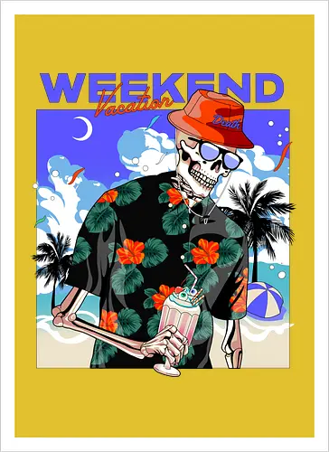 WeekEnd Vacation (death skull)