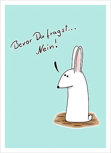 Bevor Du fragst... Nein!