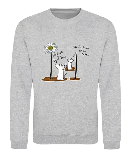 Anti-Influencer - leben, social media - Sweatshirt