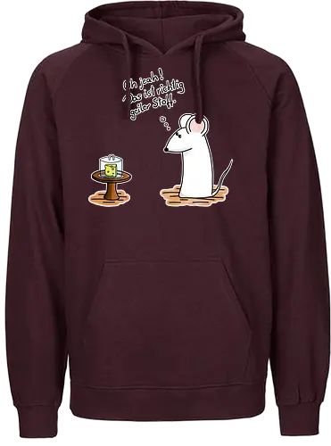 Richtig geiler Stoff - käse - Fairtrade Hoodie