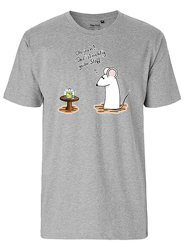 Richtig geiler Stoff - käse - Fairtrade T-Shirt