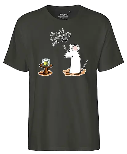 Richtig geiler Stoff - käse - Fairtrade T-Shirt