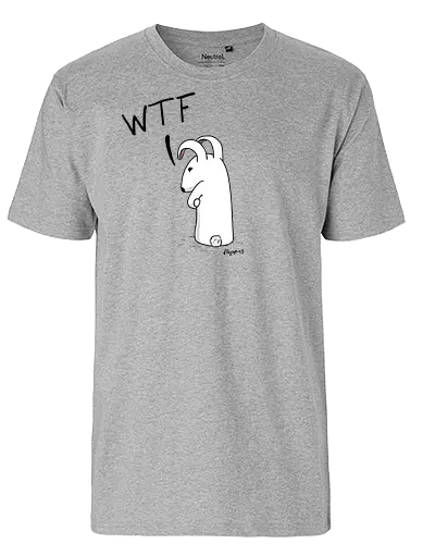 Grummelhase - WTF - Fairtrade T-Shirt