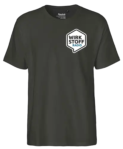 Wirkstoffradio - Logo - wirkstoffradio, poComicast - Fairtrade T-Shirt