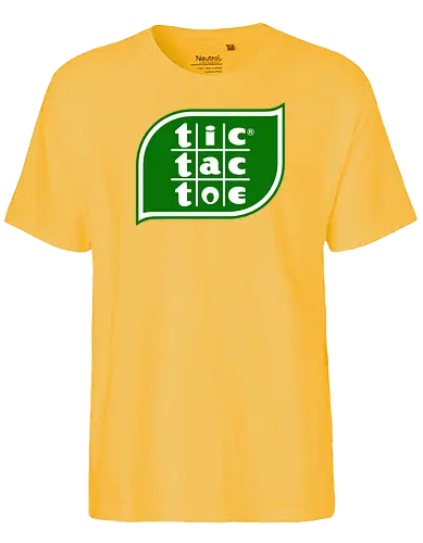 Tic Tac Toe - mashup, mints - Fairtrade T-Shirt