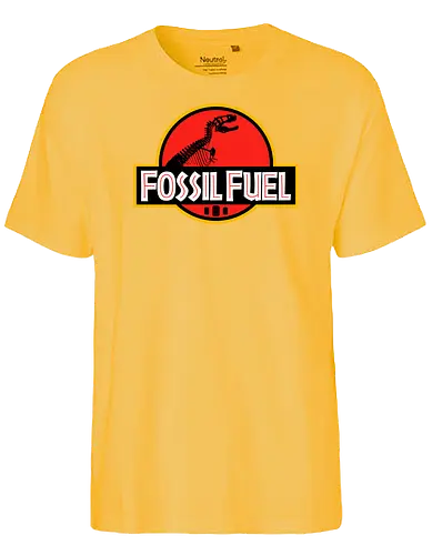 Fossil Fuel - fossil, dino, öl - Fairtrade T-Shirt