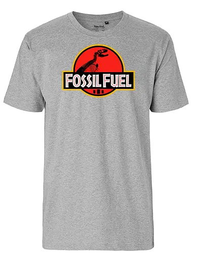 Fossil Fuel - fossil, dino, öl - Fairtrade T-Shirt