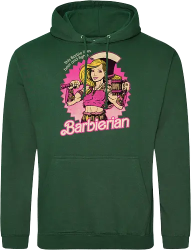 Barbarian Doll - Powerful RPG Doll - barbara, Barbarian, rpg - Standard Hoodie