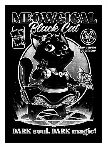 Magical Black Cat Girl