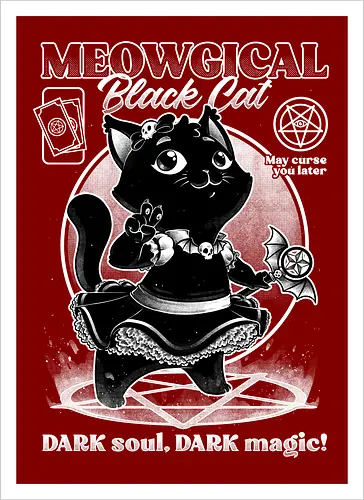 Magical Black Cat Girl