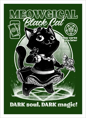 Magical Black Cat Girl