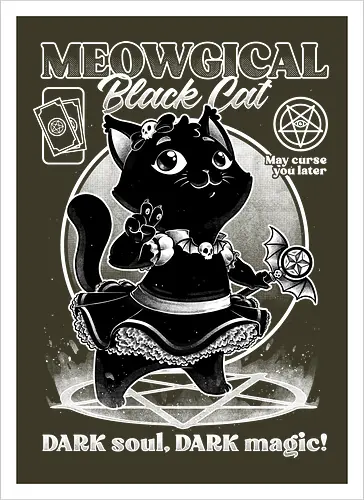 Magical Black Cat Girl