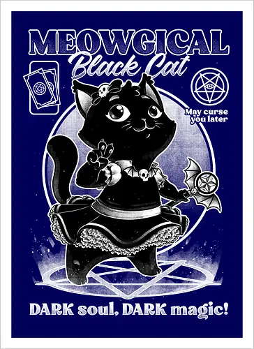 Magical Black Cat Girl