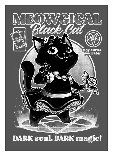 Magical Black Cat Girl