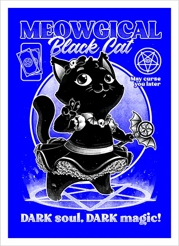 Magical Black Cat Girl