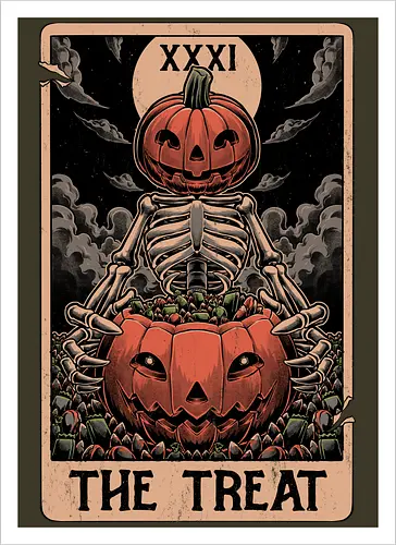 Halloween Tarot Pumpkin Treat