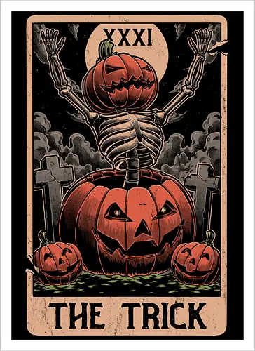 Halloween Tarot Pumpkin Trick