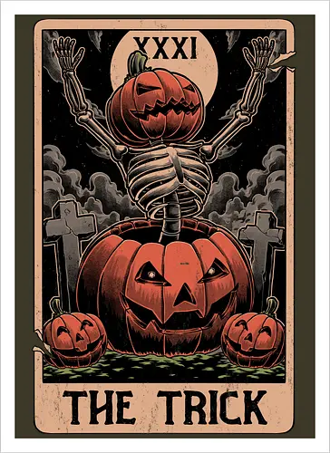 Halloween Tarot Pumpkin Trick