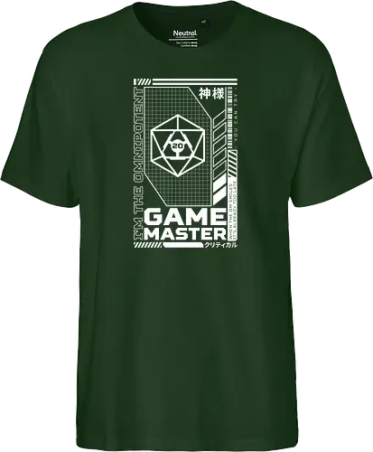 RPG Cyberpunk - Omnipotent Game Master - gaming, w20, pen and paper, rpg - Fairtrade T-Shirt