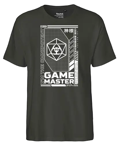 RPG Cyberpunk - Omnipotent Game Master - gaming, w20, pen and paper, rpg - Fairtrade T-Shirt