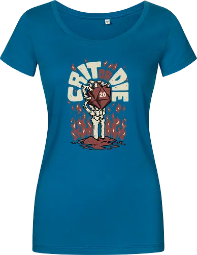 RPG - Crit or Die Fire Skull