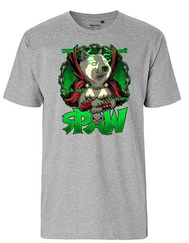 Meme Dog from Hell - meme, doge, wow, dog - Fairtrade T-Shirt