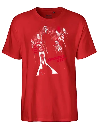 Spooky City - Horror Movie Poster - horror, movie, slasher, sin - Fairtrade T-Shirt