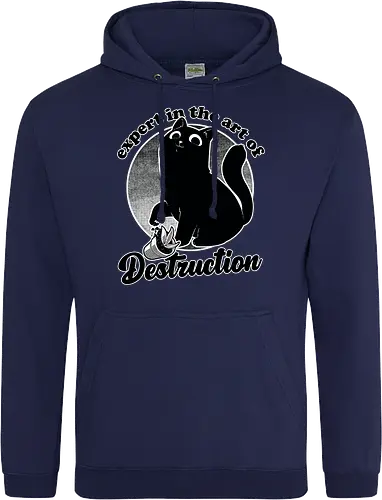 Expert in Destruction - Cute Black Cat