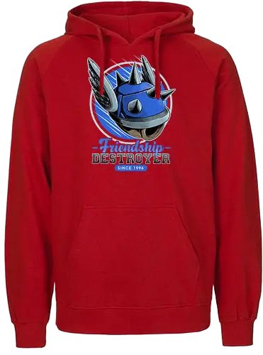 Friendship Destroyer - Nostalgic Racing Game - gaming, shell, kart - Fairtrade Hoodie