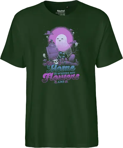 Ghost Home Flowers Dark Humor Pun