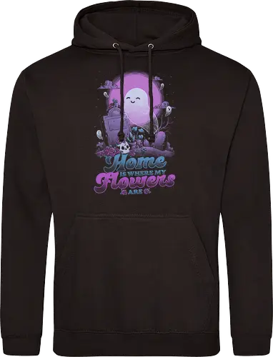 Ghost Home Flowers Dark Humor Pun