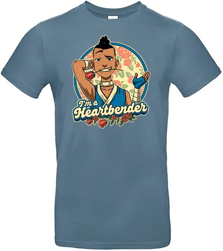 Heart Bender - Bending, air, water, elemente - Standard T-Shirt