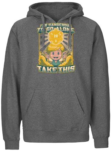 Master Dice - Elf RPG Game Parody - dice, pen and paper, rpg, dangerous, gaming - Fairtrade Hoodie