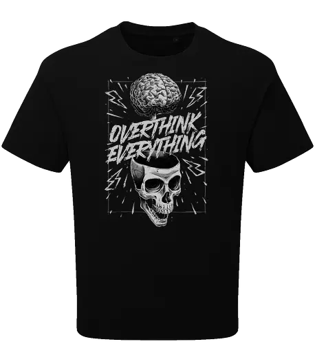 Overthink Everything - Anxiety Skull