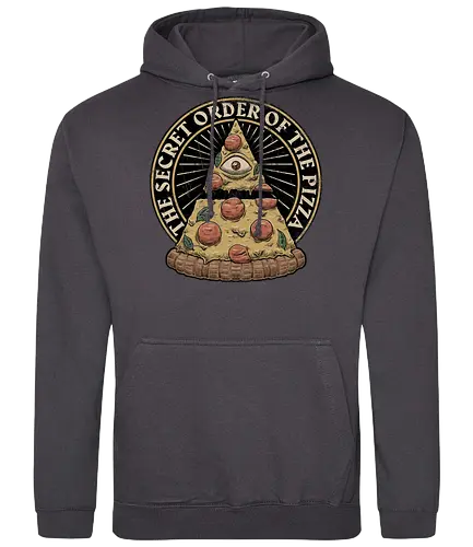 Secret Order of the Pizza - Illuminati Food - illuminati, pizza, religion, fast food - Standard Hoodie
