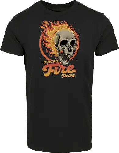 I'm on Fire Today Sarcastic Skull