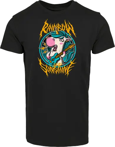 Rainbow and Sunshine - Cute Metal Band Unicorn