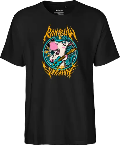 Rainbow and Sunshine - Cute Metal Band Unicorn