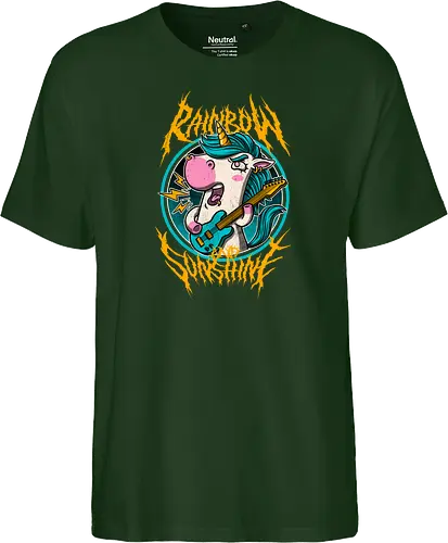 Rainbow and Sunshine - Cute Metal Band Unicorn