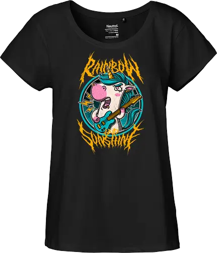 Rainbow and Sunshine - Cute Metal Band Unicorn