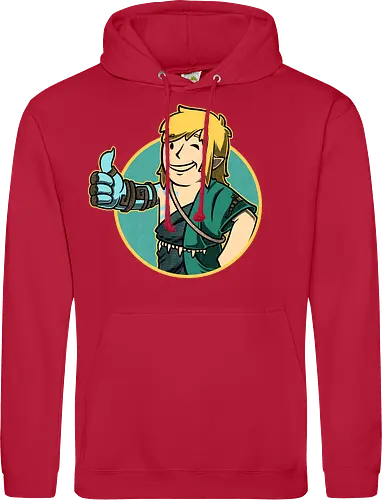 Vault Elf Boy Game - vault, Hero of Time, mashup, gaming, kingdom - Standard Hoodie