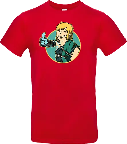 Vault Elf Boy Game - vault, Hero of Time, mashup, gaming, kingdom - Standard T-Shirt