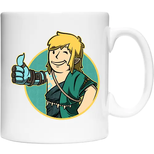Vault Elf Boy Game - vault, Hero of Time, mashup, gaming, kingdom - Cup