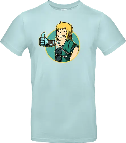 Vault Elf Boy Game - vault, Hero of Time, mashup, gaming, kingdom - Standard T-Shirt