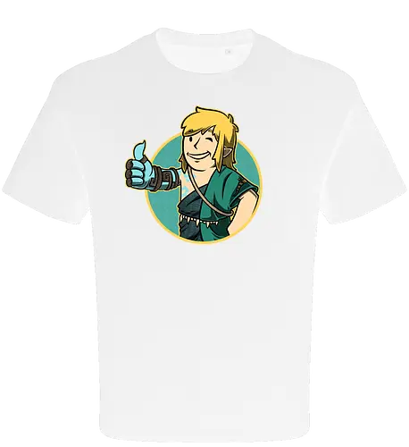 Vault Elf Boy Game - vault, Hero of Time, mashup, gaming, kingdom - Oversize T-Shirt